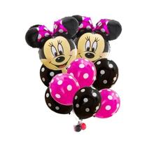Balões De Festa Disney Mickey Minnie Mouse 12 Peças Decorações Para Chá De Bebê Aniversário