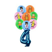 Balões De Festa Infantil Stumble Guys, Suprimentos Para Aniversário, Banner De Latex, Decoração De