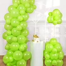 Balões de Festa Redondos Verdes Citrus Nº 8 Com 50 Unidades - HAPPY DAY