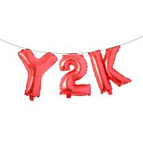 Balões de Festa RUIANSI Y2K de Papel Alumínio 40 cm Conjunto