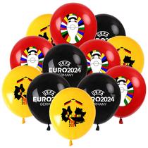 Balões de festa UEFA EURO 2024 Alemanha 120 unidades de látex de 12 polegadas Balões de festa UEFA EURO 2024 Alemanha 120 unidades de látex de 12 polegadas