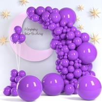 Balões de festa ZizaSary Purple 140 unidades 46 30 25 13 cm com fita Balões de festa ZizaSary Purple 140 unidades 46 30 25 13 cm com fita