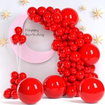 Balões de festa ZizaSary Red Latex 140 unidades 18 cm 30 cm 25 cm 13 cm