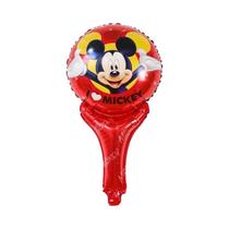 Balões de Folha de Alumínio Mickey, Minnie e Homem-Aranha - 10 Peças (25x35cm) - Decoração Infantil
