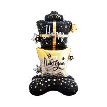 Balões De Folha Em Forma De Garrafa De Champanhe De 58 Polegadas Decorações De Caixa De Presente