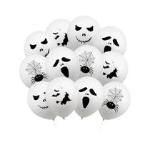 Balões De Halloween 12pcs Fantasma Aranha Bruxa Morcego Abóbora Esqueleto Decoração Suprimentos De Balões De Halloween 12pcs Fantasma Aranha Bruxa Morcego Abóbora Esqueleto Decoração Suprimentos De