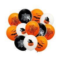 Balões De Halloween 12pcs Fantasma Aranha Bruxa Morcego Abóbora Esqueleto Decoração Suprimentos De Balões De Halloween 12pcs Fantasma Aranha Bruxa Morcego Abóbora Esqueleto Decoração Suprimentos De