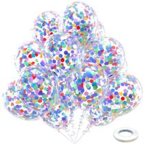 Balões de Látex Bezente Rainbow - 60 Peças com 30cm de Diâmetro