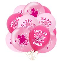 Balões de látex com tema de cowgirl rosa de 12 polegadas, 30 unidades para festa Balões de látex com tema de cowgirl rosa de 12 polegadas, 30 unidades para festa