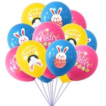 Balões de látex de Páscoa de 12 polegadas Feliz Coelhinho da Páscoa e ovo x15 Balões de látex de Páscoa de 12 polegadas Feliz Coelhinho da Páscoa e ovo x15