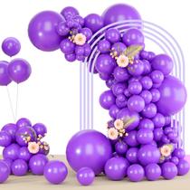 Balões de látex Freechase Purple 5/10/12/18 polegadas (139 unidades)