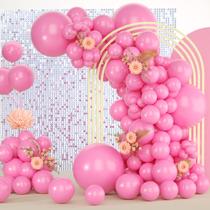 Balões de látex Freechase rosa 5/10/12/18 polegadas (139 unidades)