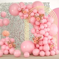 Balões de látex Freechase rosa claro 5/10/12/18 polegadas (139 unidades)