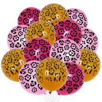 Balões de látex FUNMEMOIR Leopard Cheetah Spotted x36
