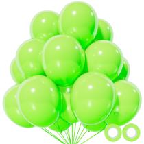 Balões de látex KUULBELA Green 12 polegadas 110 unidades com 2 fitas Balões de látex KUULBELA Green 12 polegadas 110 unidades com 2 fitas