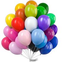 Balões de látex PartyWoo, 50 unidades, 30 cm, cores variadas Balões de látex PartyWoo, 50 unidades, 30 cm, cores variadas