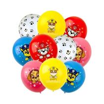 Balões De Látex Paw Patrol De 12 Polegadas 10pcs Cor Sólida Decoração De Festa De Aniversário Chá De