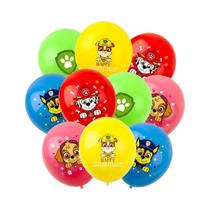 Balões De Látex Paw Patrol De 12 Polegadas 10pcs Cor Sólida Decoração De Festa De Aniversário Chá De