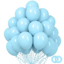 Balões de látex Q&High Life Light Blue 12 polegadas (100 unidades)