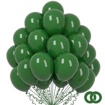 Balões de látex Q&High Life Verde Escuro de 12 polegadas (100 unidades) Balões de látex Q&High Life Verde Escuro de 12 polegadas (100 unidades)