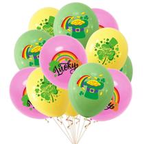 Balões de látex St. Patrick's Day Shamrock 30 unidades 30 cm Balões de látex St. Patrick's Day Shamrock 30 unidades 30 cm