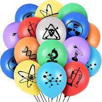 Balões de Látex Temáticos de Ciência - Conjunto 40 peças p/ Festa Aniv. e Comemorações de Natal