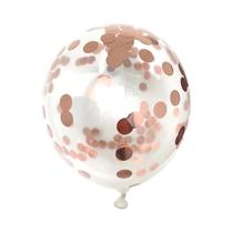 Balões De Látex Transparentes Com Glitter Dourado 5 10 20pcs Para Decorações De Casamento, Chá De
