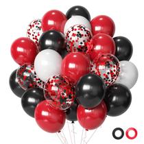 Balões de Látex Vermelhos e Pretos Aiwolf (12 Polegadas - 50 Unidades) Balões de Látex Vermelhos e Pretos Aiwolf (12 Polegadas - 50 Unidades)