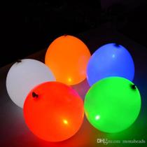 Balões De Led Iluminados Coloridos com 5 peça