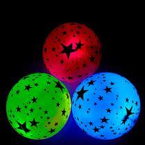 Baloes de LED Iluminados com Estrelas Coloridos 5PCS - Latex