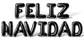 Balões de letras FELIZ NAVIDAD Banner de balão Mylar de alumínio de 40 cm Balões de letras FELIZ NAVIDAD Banner de balão Mylar de alumínio de 40 cm