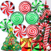 Balões de Natal Cadeya, 16 peças, folha de alumínio, festa de Natal Balões de Natal Cadeya, 16 peças, folha de alumínio, festa de Natal