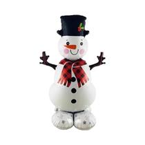 Balões De Natal Grandes Em Papel Alumínio 3PCS, Decoração Inflável De Soldado E Boneco De Neve Para Balões De Natal Grandes Em Papel Alumínio 3PCS, Decoração Inflável De Soldado E Boneco De Neve Para