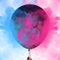 Balões de revelação de gênero Nibana de 36 polegadas com pó rosa e azul Balões de revelação de gênero Nibana de 36 polegadas com pó rosa e azul