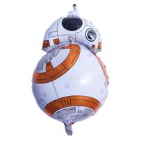 Balões de suprimentos para festas BB8 Anime Mylar e balões de látex Balões de suprimentos para festas BB8 Anime Mylar e balões de látex