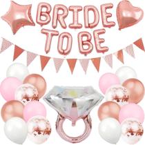 Balões Despedida De Solteira Kit Noiva Decoração Faixa Bride