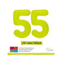 Balões Digitais Fluorescentes Amarelo Neon Para Decorações De Aniversário E Festas De Aniversário