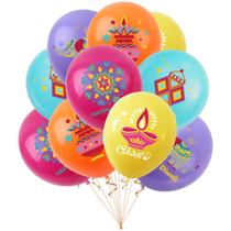 Balões Diwali Party 30, látex, 30 cm, decoração colorida Balões Diwali Party 30, látex, 30 cm, decoração colorida