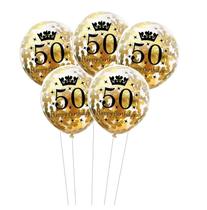 Balões Festa de 50 anos Decoração Temática Aniversário Balões Festa de 50 anos Decoração Temática Aniversário