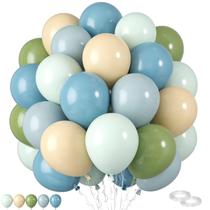 Balões FEYG Azul e Verde - 60 Unidades de 30cm (Macaron Verde Abacate) Balões FEYG Azul e Verde - 60 Unidades de 30cm (Macaron Verde Abacate)