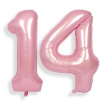Balões Foil Helium Number SUWEN 14th Birthday Party Pink Balões Foil Helium Number SUWEN 14th Birthday Party Pink