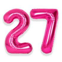 Balões Foil Helium Number SUWEN 40 polegadas Hot Pink 27