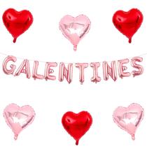 Balões Galentines YNITSED 16" Conjunto de Festa em Ouro Rosé