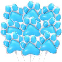 Balões Hungdao Dog Paw Print, 9 peças, azul claro, 70x65cm
