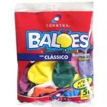 Balões Ideatex Tipo Classico Globos nº 6,5 Liso 50 Un