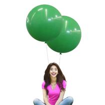 Balões IN-JOOYAA verdes de 60 cm e 24 polegadas de látex redondo, pacote com 10