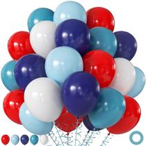 Balões JOYFLOAT 60 un. 12" Vermelho, Azul e Branco para Festa Balões JOYFLOAT 60 un. 12" Vermelho, Azul e Branco para Festa