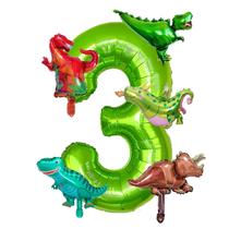 Balões KZXAXHIU Dinossauro Número 4 de 40" Conjunto para Festa Balões KZXAXHIU Dinossauro Número 4 de 40" Conjunto para Festa