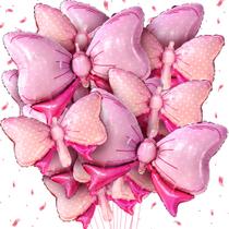 Balões metalizados KatchOn Huge Pink Bow, pacote de 35 cm com 10 para meninas Balões metalizados KatchOn Huge Pink Bow, pacote de 35 cm com 10 para meninas