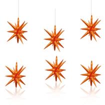 Balões metalizados LAIAMER Orange Star 4D Starburst Cone 22 cm 6 unidades Balões metalizados LAIAMER Orange Star 4D Starburst Cone 22 cm 6 unidades